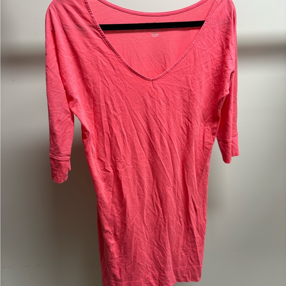 Lilly Pulitzer Pink V-Neck Dress